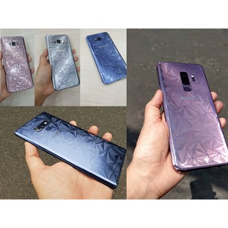 Dán lưng Galaxy S7 Edge, S8, S8 Plus, Note 8, S9, S9 Plus, Note 9 3D kim cương chống trầy