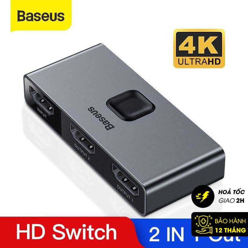 Thiết bị chia cổng HDMI 2 chiều Baseus Matrix HDMI Splitter (2 Devices to 1 Screen or 1 Device to 2 Screen 4K