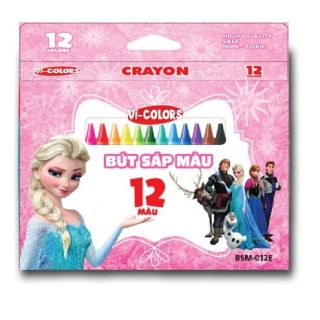 Bút sáp 12 màu Elsa Vi-Colors