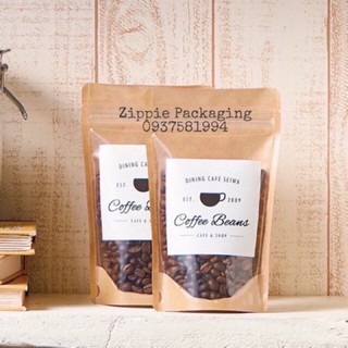 Túi zip giấy kraft đáy đứng