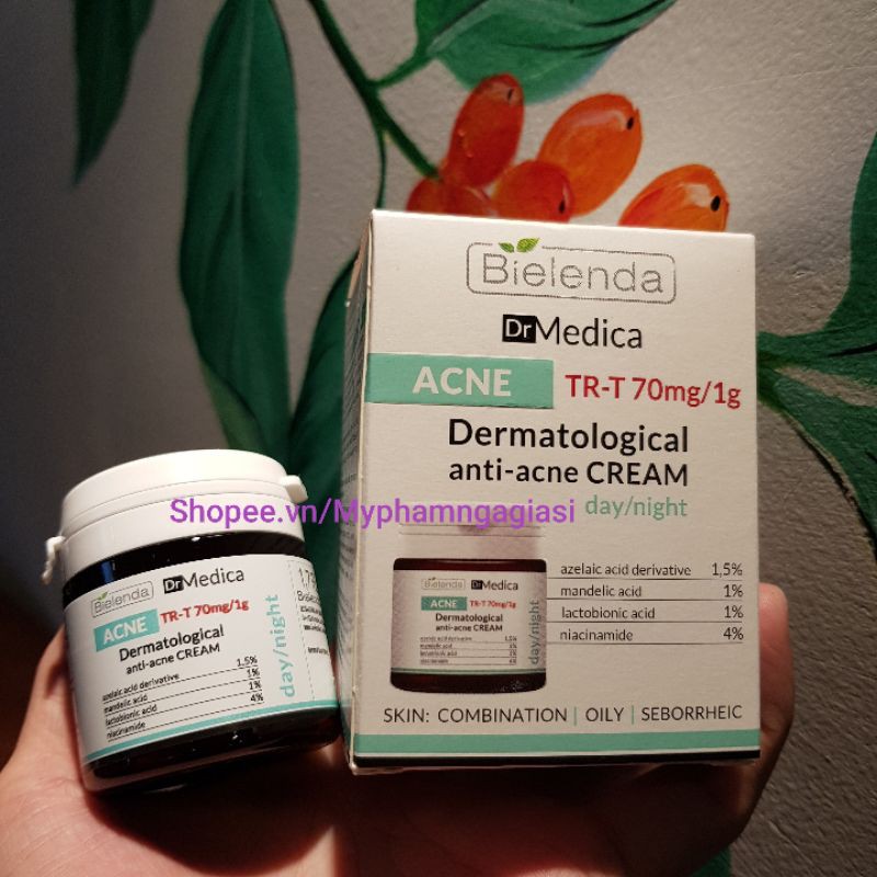 Kem dưỡng Bielenda Dr. Medica Anti-acne Dermatological giảm mụn, mờ thâm