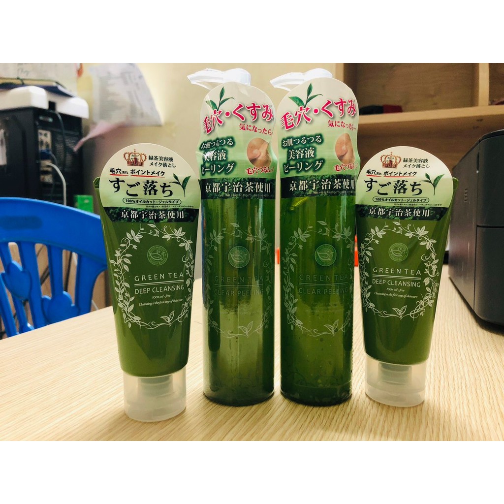 [HÀNG NHẬT CHÍNH HÃNG] ❤️Tẩy Tế Bào Chết Trà Xanh Nhật Bản Green Tea Clear Peeling 450ml❤️❤️