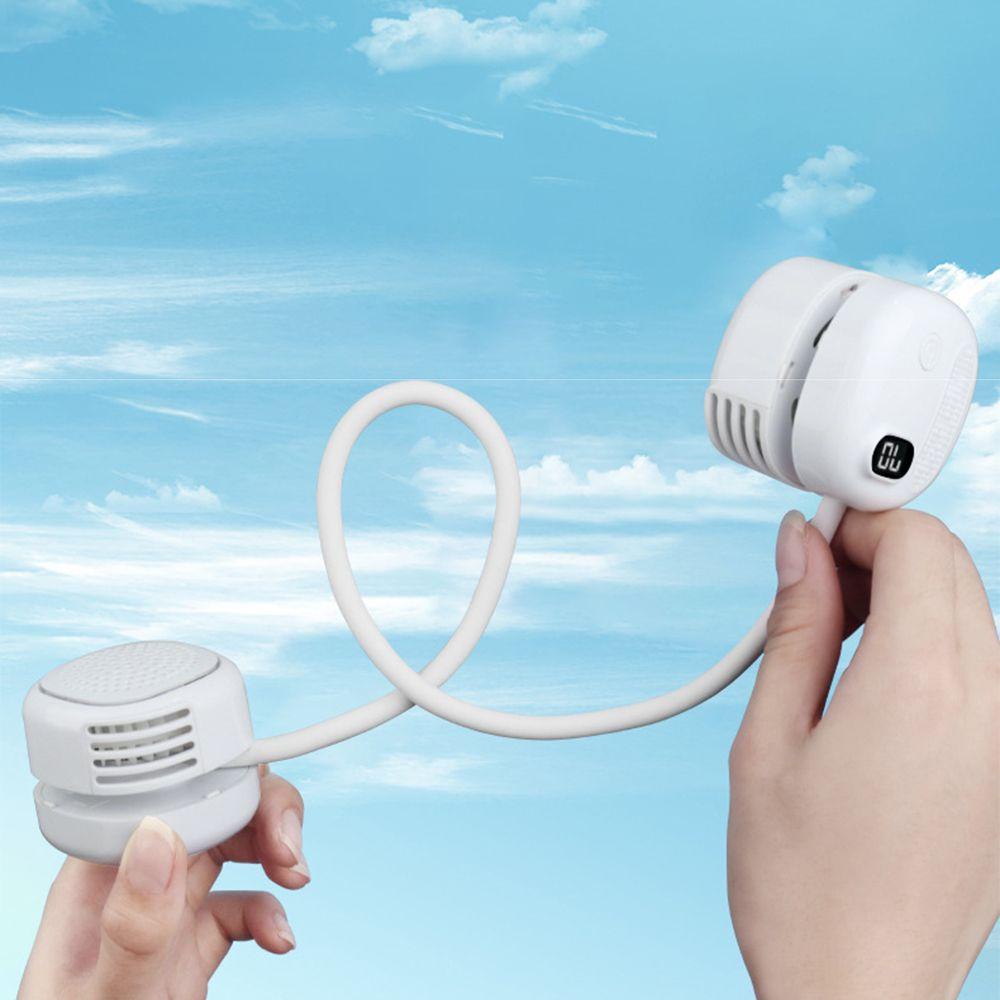 Quạt Làm Mát Đeo Cổ Không Cánh Tiện Dụng Cho Mùa Hè