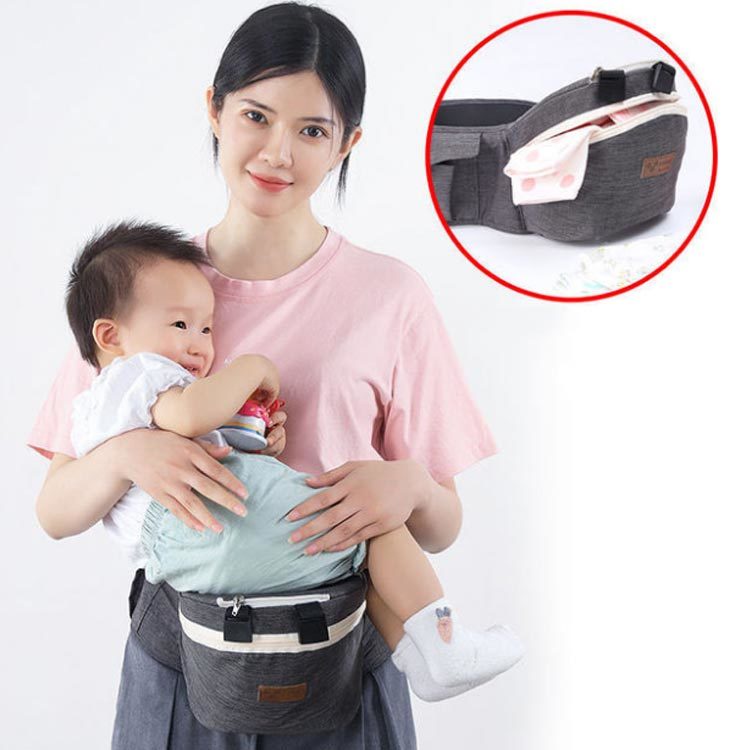Địu Ngồi Cho Bé ICHIKO Nhật Bản - Thiết Kế Chống Mỏi - Nhiều Tư Thế