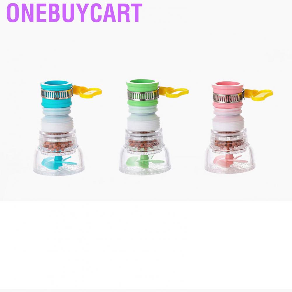 Onebuycart Telescopic Water Saving Nozzle Filter Faucet Antisplash Sprinkler Kitchen Purifier with Buckle Design