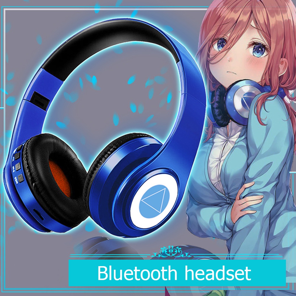 Tai Nghe Bluetooth 5.0 Hình Cô Dâu Nakano cos anime Nhật Bản