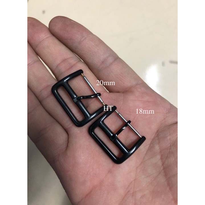 Khóa đồng hồ Hermes màu đen