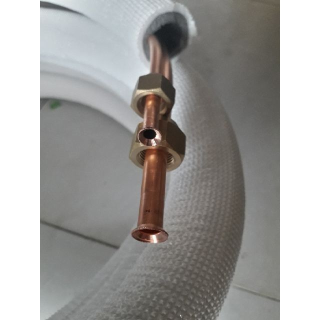 Combo 2m ống đồng fi 6 &amp; fi 10 loe sẵn 2 đầu