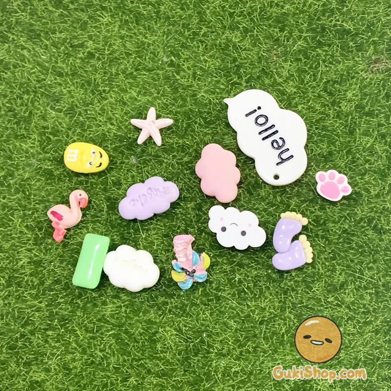 Charm trang trí slime giá rẻ đồng giá 2k