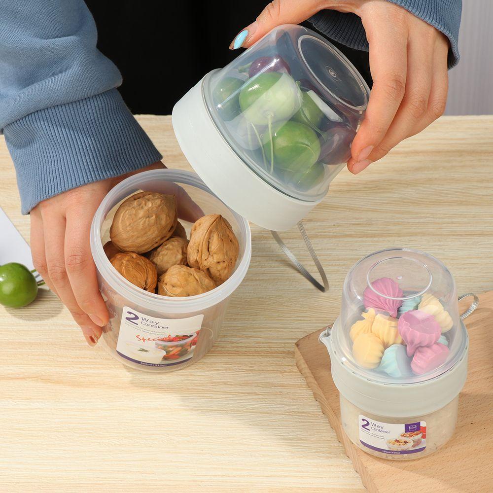 Hộp Nhựa Đựng Thực Phẩm Hai Tầng Đa Năng