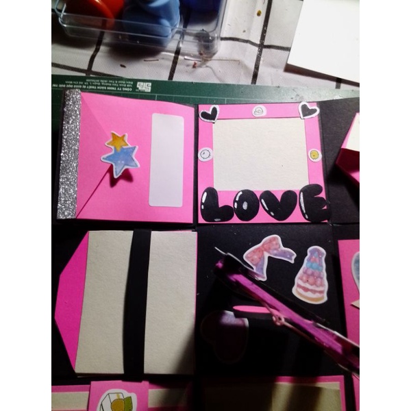 4110 love box handmade gắn hình