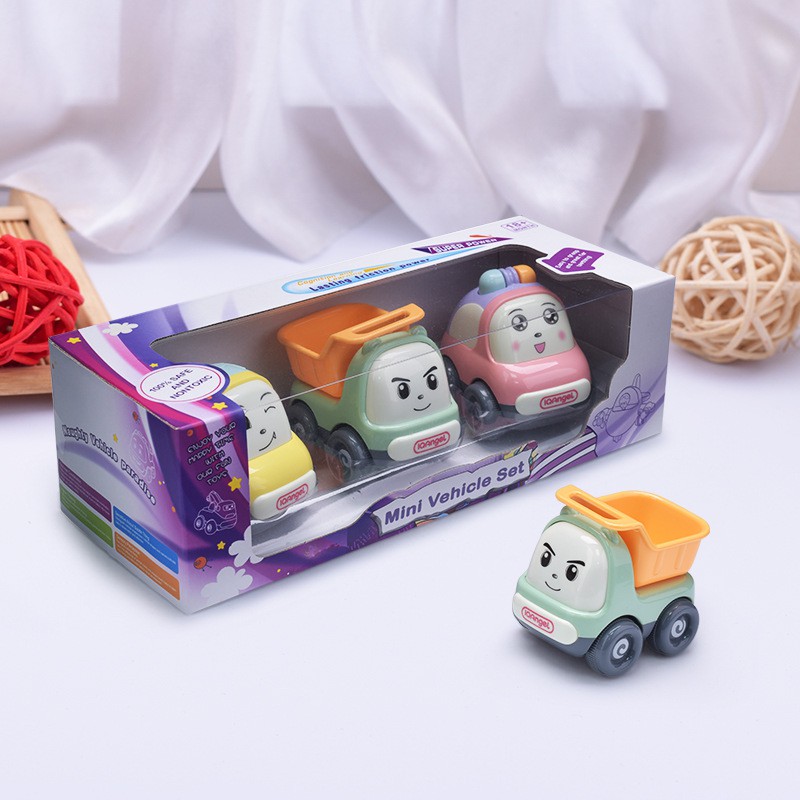 Đồ Chơi Ô Tô Con Chạy Cót Hình Thú Cưng Dễ Thương Chạy Đà Cho Bé Trai và Bé Gái Từ 0-3 Tuổi