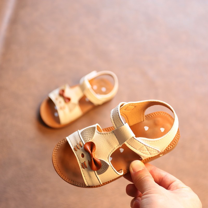 Sandal nơ xinh xắn cho bé gái size 21 -30