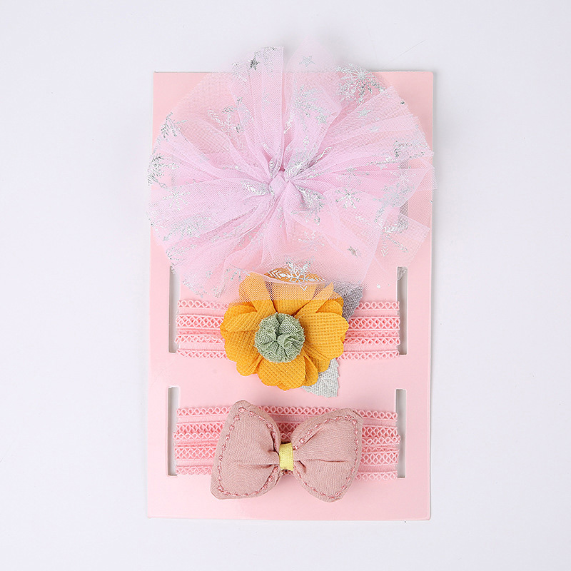 Set 3 Băng Đô Hoa Xinh Xắn Dành Cho Bé Gái