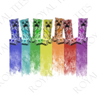 Áo thun Minecraft Colourful