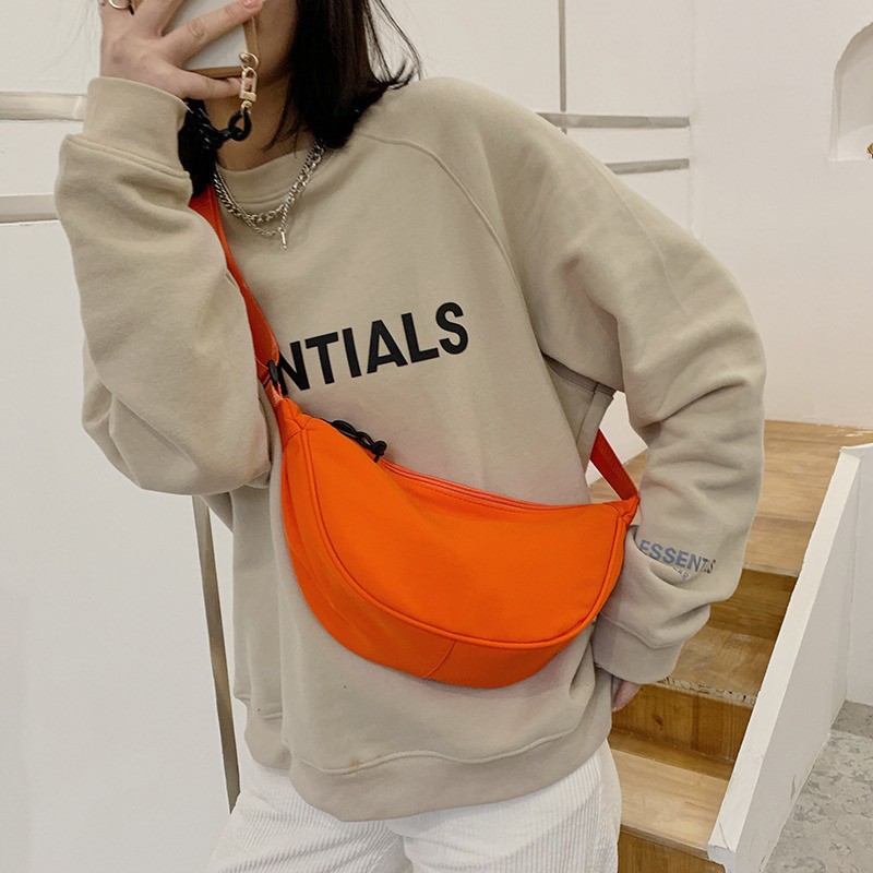 New Dumpling Bag Oxford Cloth College Student Underarm Bag Fresh Shoulder Messenger Bag | BigBuy360 - bigbuy360.vn