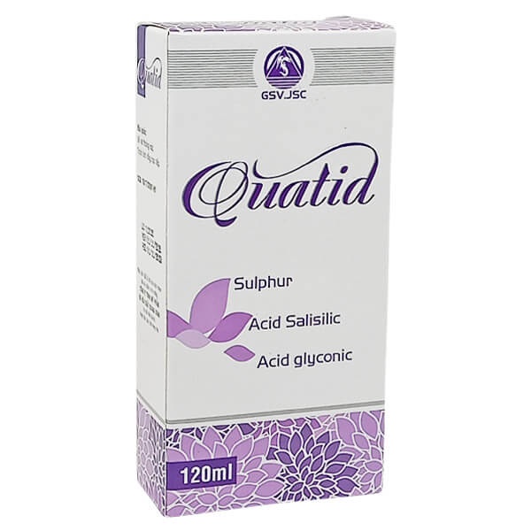 SỮA RỬA MẶT GIẢM MỤN, GIẢM DẦU QUATID 120ML