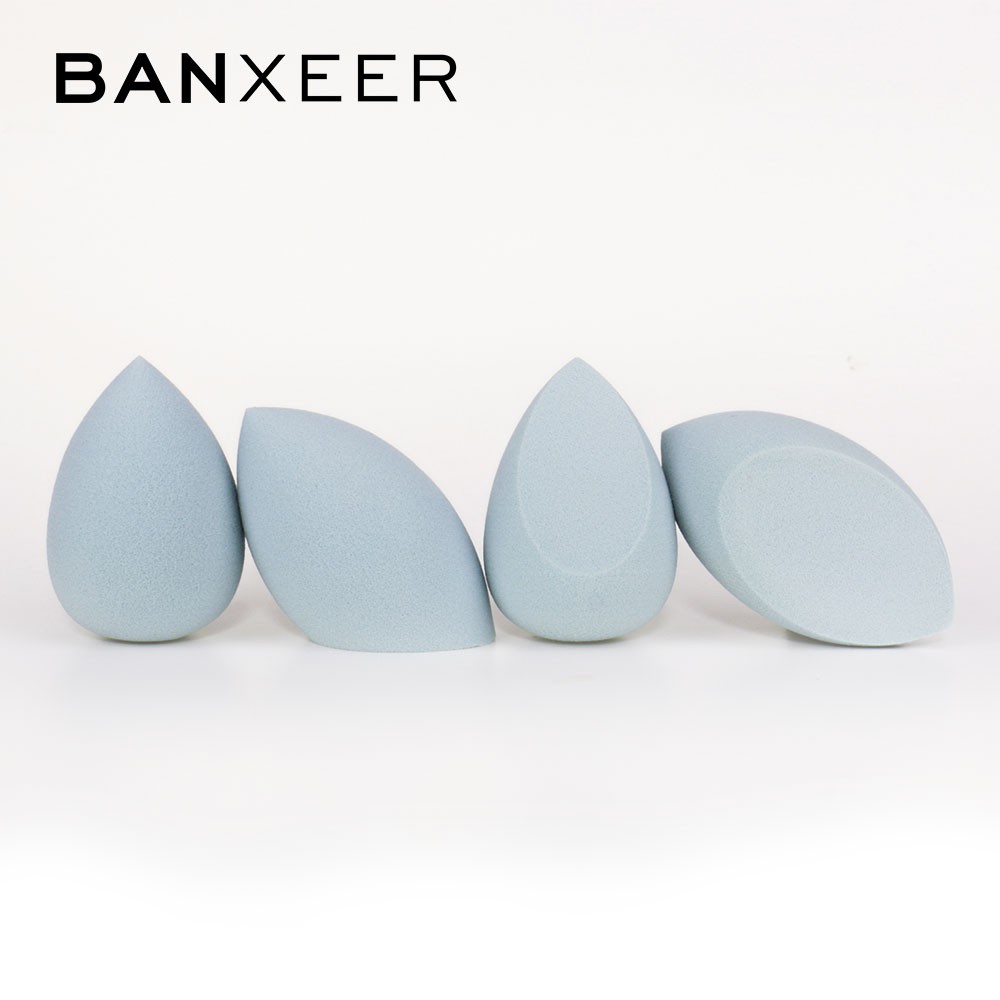 Bộ 4 mút xốp tán phấn nền BANXEER 3 màu 65g