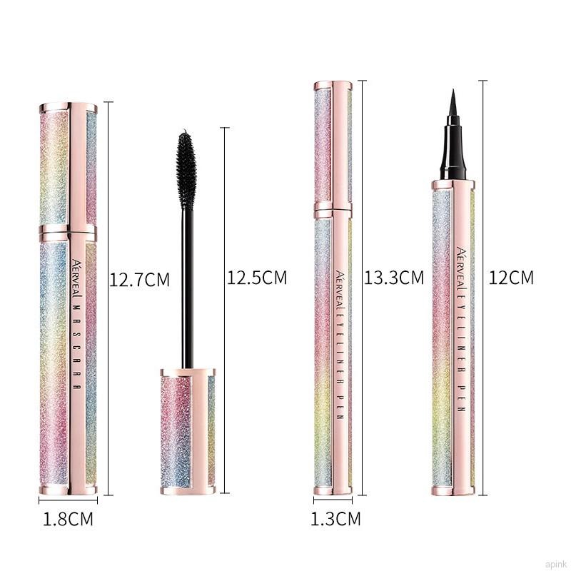 [Hàng mới về] Bộ 3 phụ kiện trang điểm mắt gồm bút kẻ mắt + mascara + air cushion | BigBuy360 - bigbuy360.vn