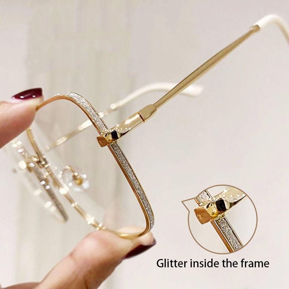 IVORY Mắt Kính Gọng Hình Học Phẳng Siêu Nhẹ Chống Ánh Sáng Xanh Phong Cách Hàn Quốc Cổ Điển Thời Trang Cho Nam Và Nữ