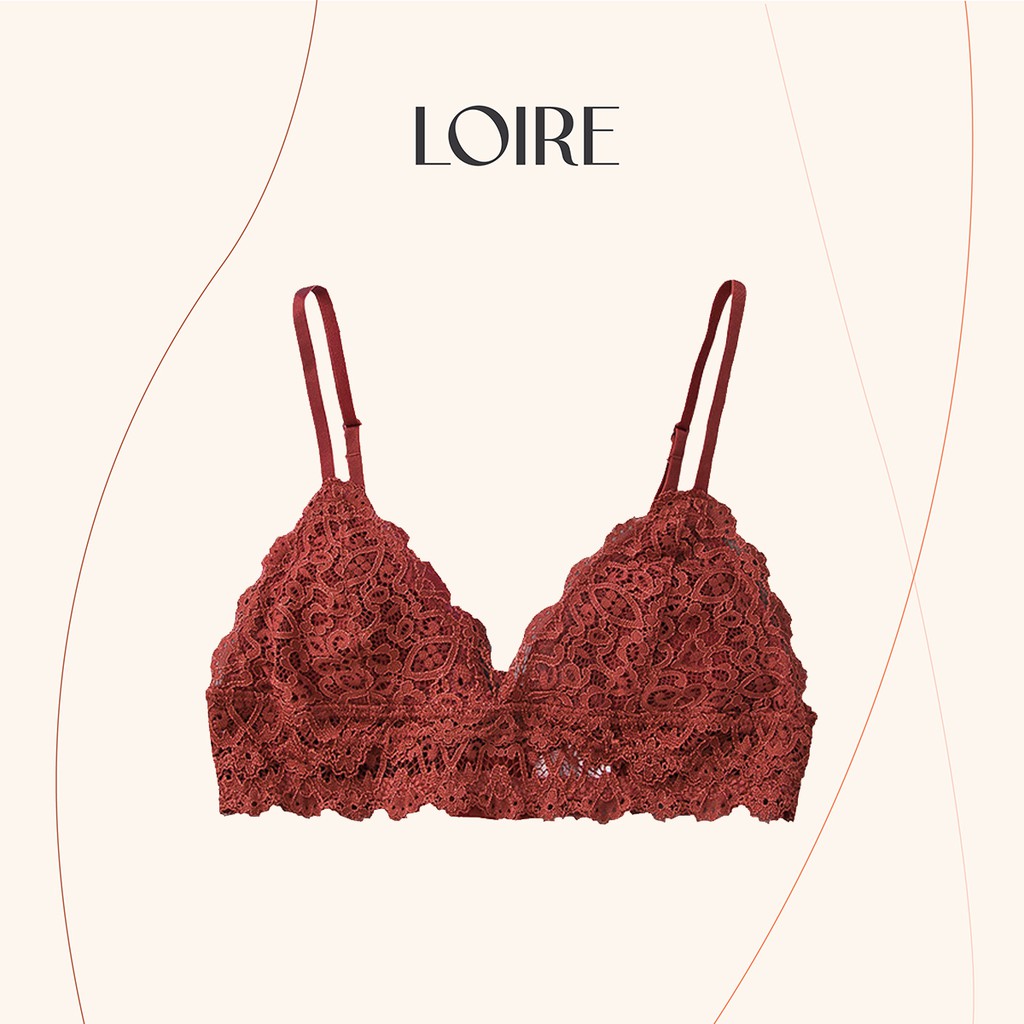 Áo Bralette Ren Đệm Liền Loirechic BRR03