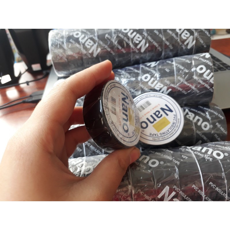Băng Dính Cách Điện Nano Màu Đen 9M (5 Cuộn )