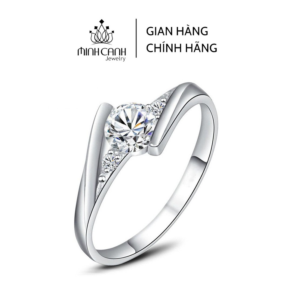 Nhẫn Bạc Nữ Cao Cấp Đính Đá Minh Canh Jewelry