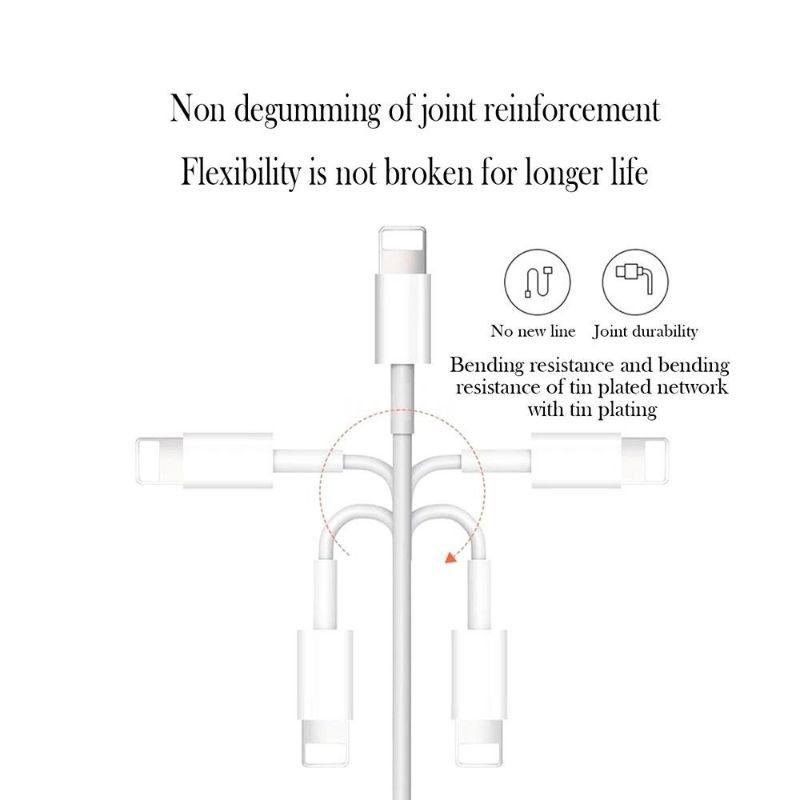✔️Cáp sạc USB truyền dữ liệu chất lượng cho i-phone7 / 8 / X 6S