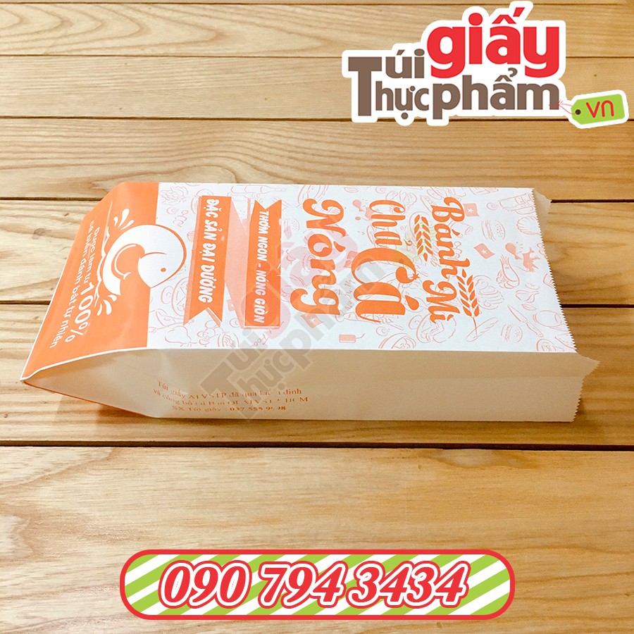 1000 Túi Bánh Mì Chả Cá Nóng (Fort - In Sẵn)