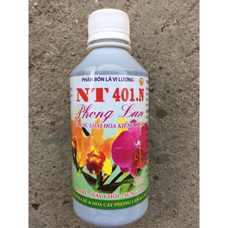 Phân bón lá vi lượng NT 401.N 250ml dùng cho phong lan, cây kiểng