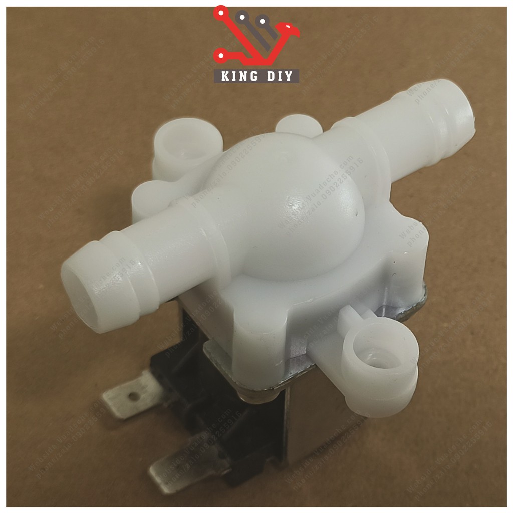 Van nước điện từ 12v hai đầu 12mm