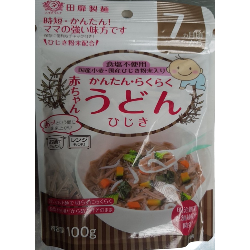 Mì udon tách muối Akachan Nhật Bản cho bé trên 7 tháng