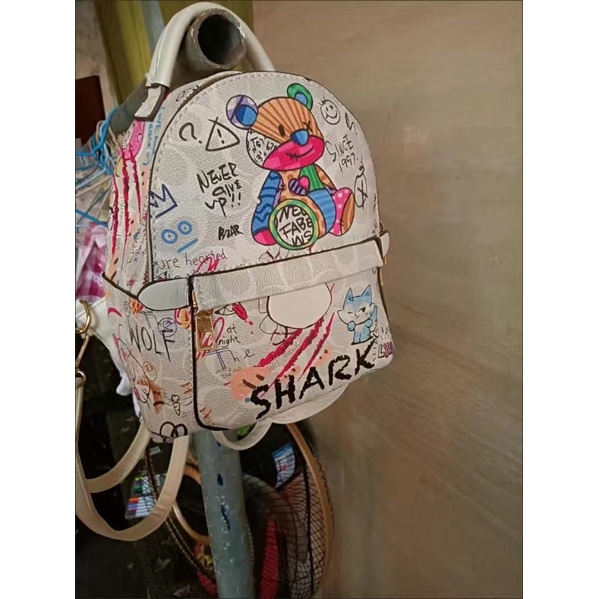 Balo mini Mack Jakors hoạ tiết gấu ba lô túi ulzzang 2022