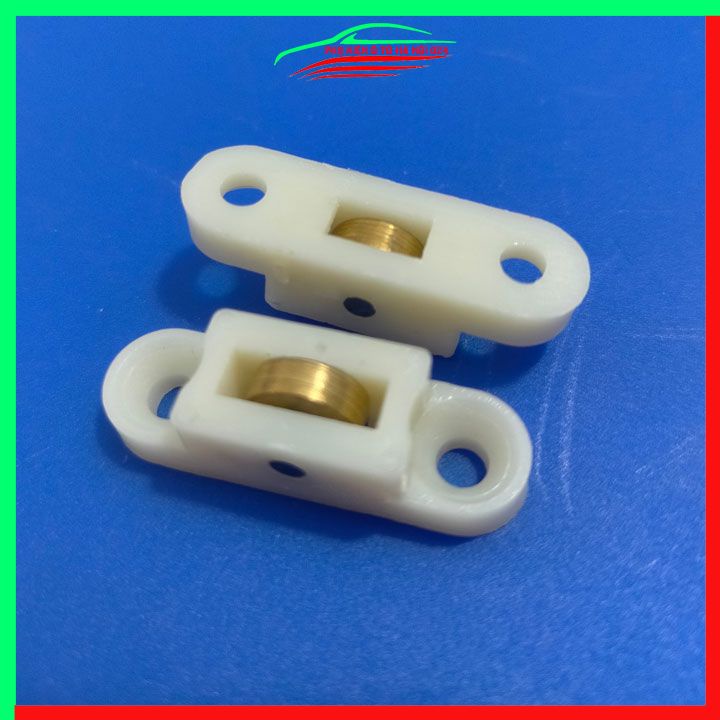 Con lăn ròng rọc bánh xe nhựa, đồng 1 bên cửa tủ trưng bày K12/1F1/1F2