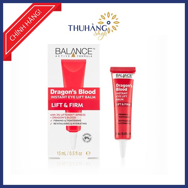 Kem Mắt Căng Da Tinh Chất Cây Máu Rồng Balance Dragon's Blood Eye Lift 15ml