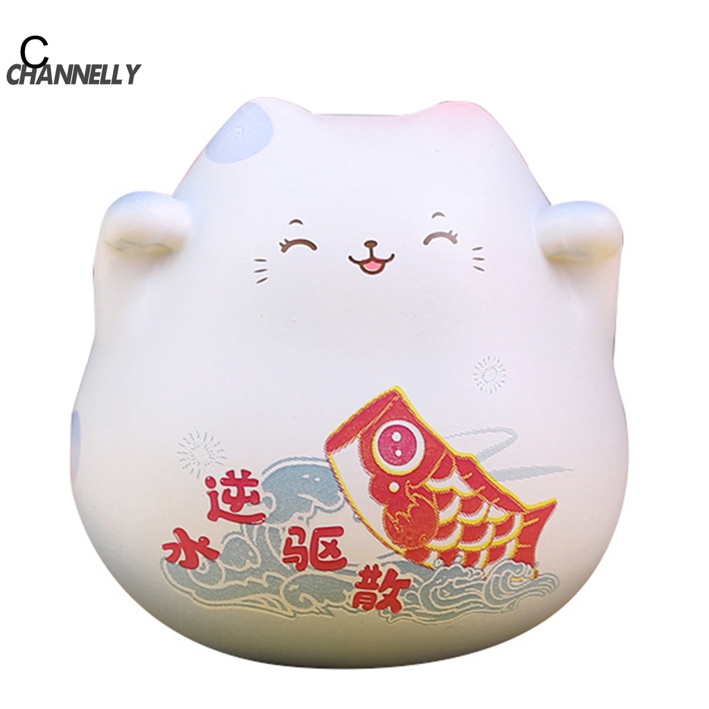 Tượng chú mèo dễ thương tùy chọn màu sắc dùng trang trí