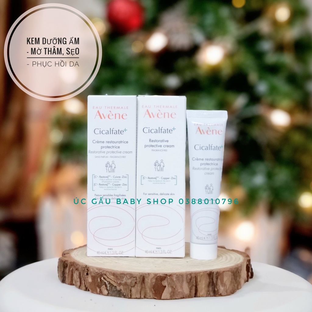Kem dưỡng ẩm phục hồi da tổn thương Avène Cicalfate Repairing Cream 40ml