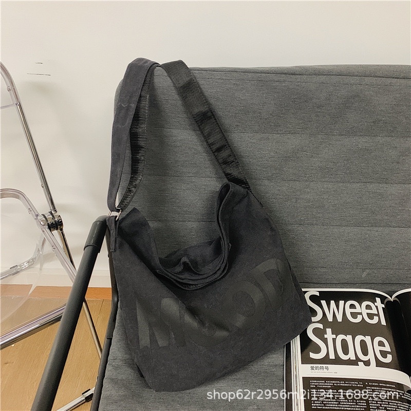 Túi đeo chéo vải canvas sunian nam nữ size to đi học đi chơi giá rẻ