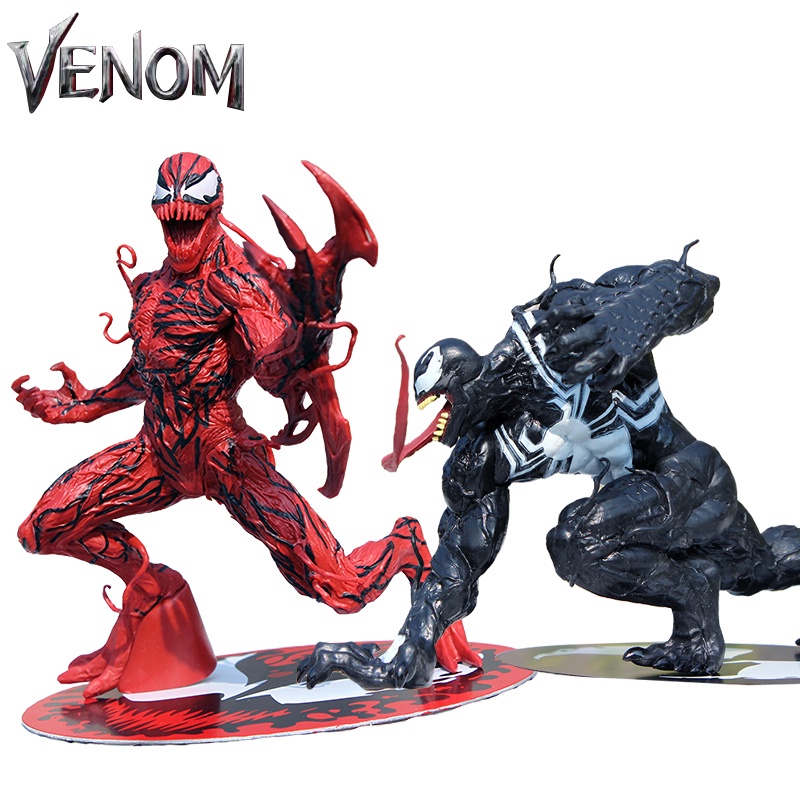 Mô Hình Nhân Vật Marvel Carnage Black Venom Edward Brock Spider-Man Bằng Pvc