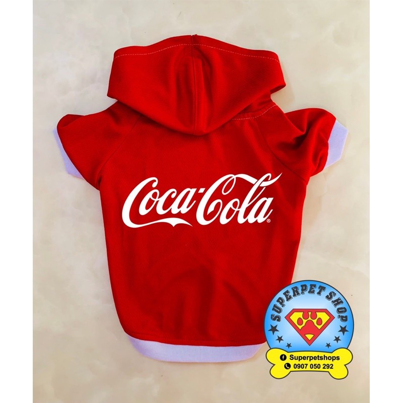 ÁO THÚ CƯNG LOGO NƯỚC NGỌT COCACOLA SIÊU XINH GIÁ RẺ