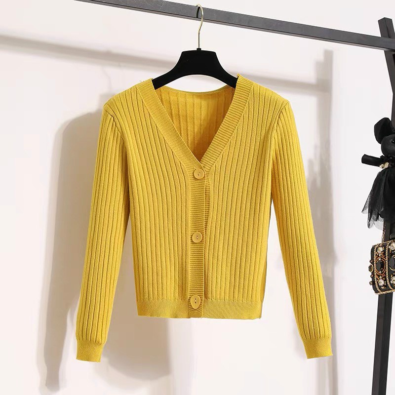 Aó Khoác Len Cadigan Hàng Quảng Châu Sịn Sò