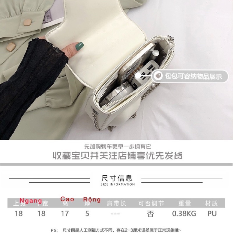 Túi đeo chéo trái tim quai xách mini chất đẹp siêu hot ✅