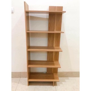 KỆ SÁCH 5 TẦNG (KỆ GỖ GÓC TƯỜNG)