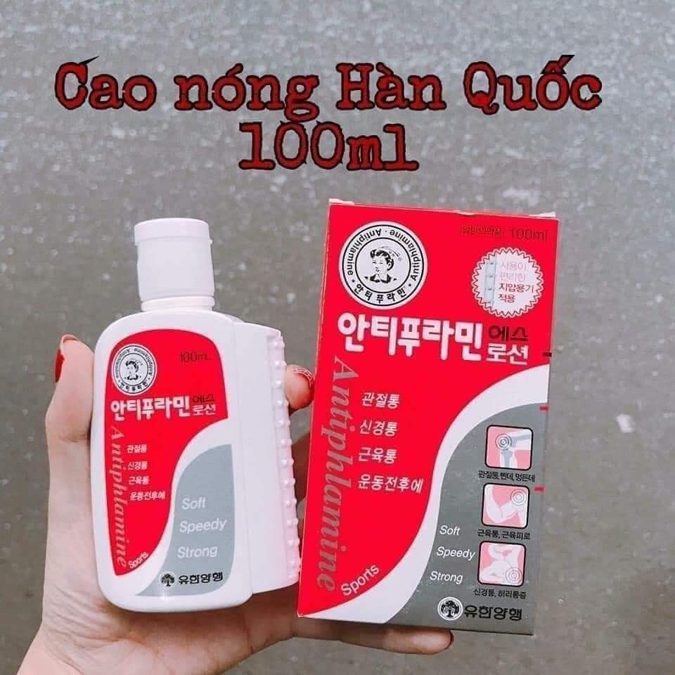 (GIÁ SỈ)DẦU NÓNG XOA BÓP ANTIPHLAMINE HÀN QUỐC 100Ml