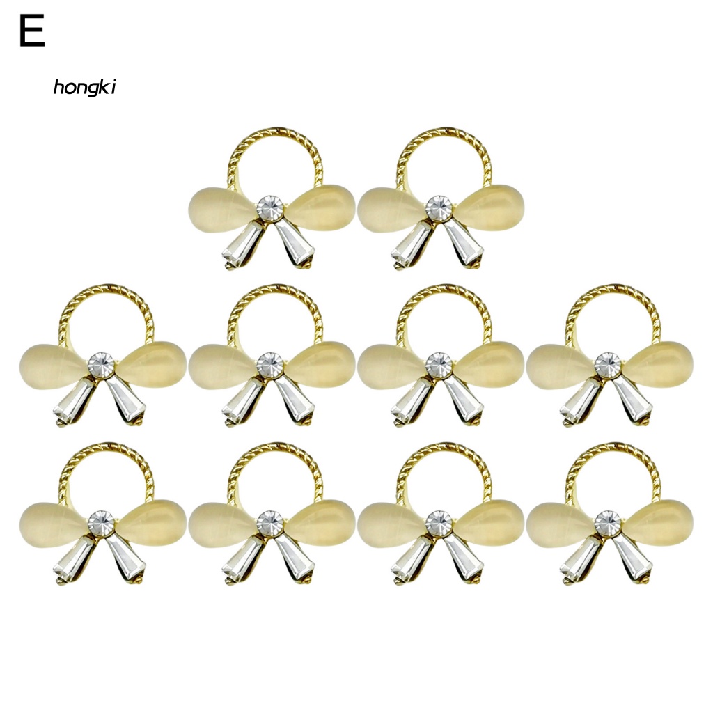 Set 10 Phụ Kiện Trang Trí Móng 3D DIY Độc Đáo Màu Sắc