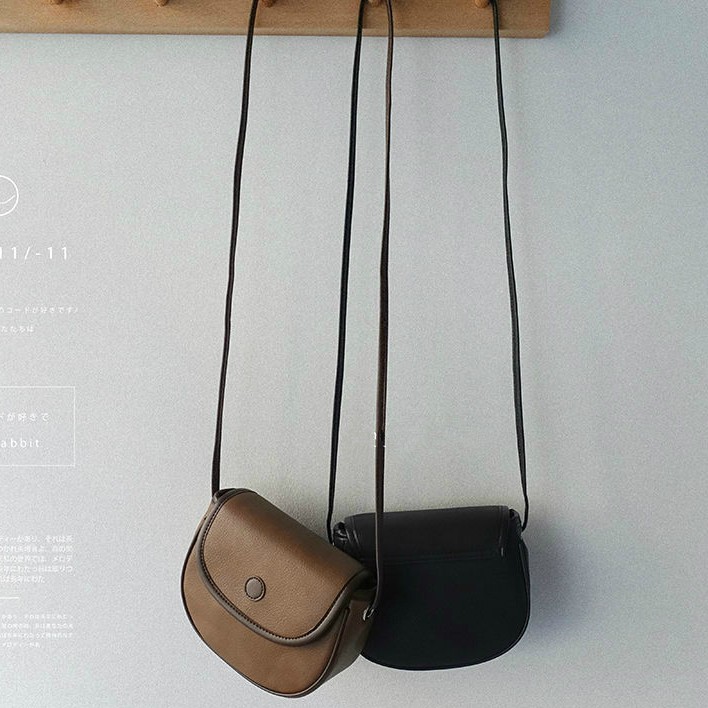 Túi Xách Da PU Hình Vuông Cỡ Nhỏ Phong Cách Retro Hàn Quốc Cho Nữ