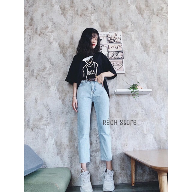 Slim baggy jeans ulzzang kèm ảnh thật hàng sẵn