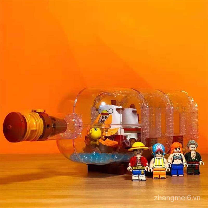 Đồ chơi lắp ráp hình mô hình thuyền phim Luffy One Piece