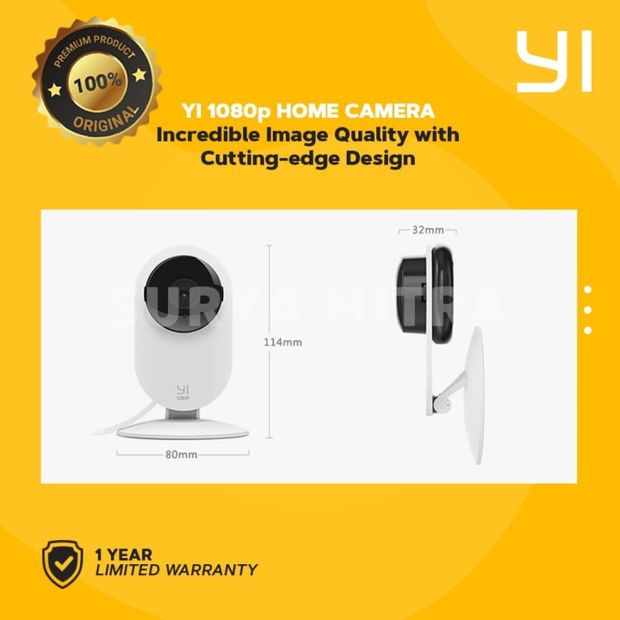 Camera An Ninh Xiaomi Yi Home Ip 1080p