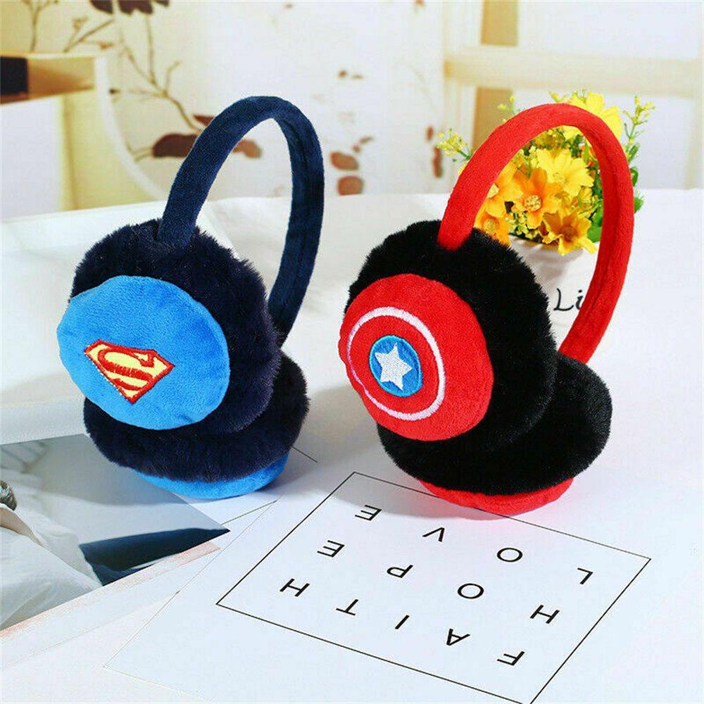 Chụp Tai Giữ Ấm Hình Superman Captain America Spiderman MIHAN1 Sự Bảo Vệ